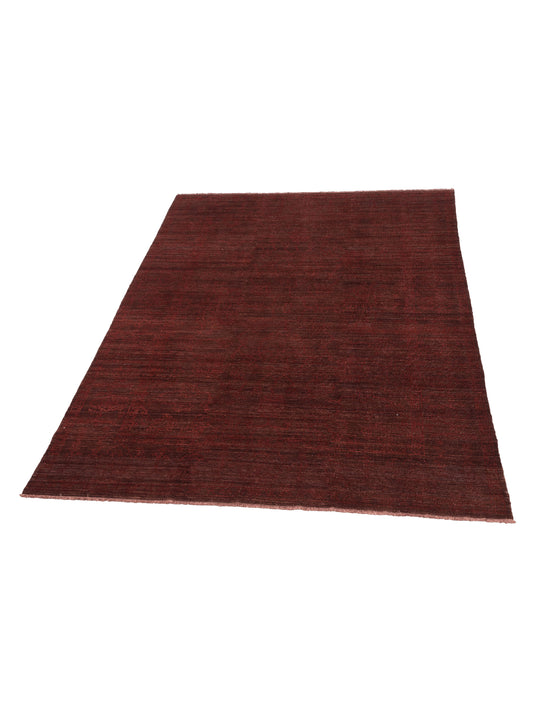 Elowen Burgundy Red 9.2x11.11 Hand Knotted Rug