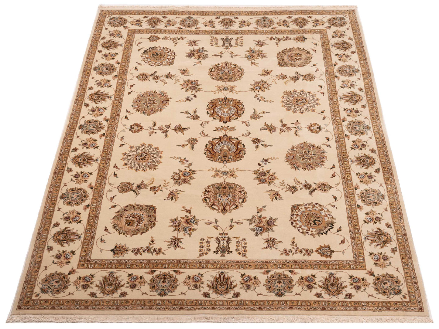 Artalya Ivory Ivory 8.8x11.10 Hand Knotted Rug