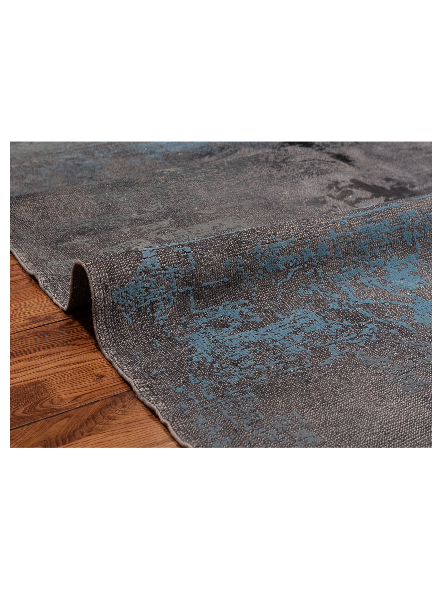 Vintage Gray 8.6x11.8 Hand Knotted Rug