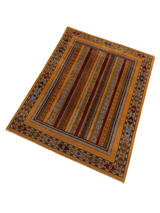 Shalanta Multi 4.2x5.10 Hand Knotted Rug