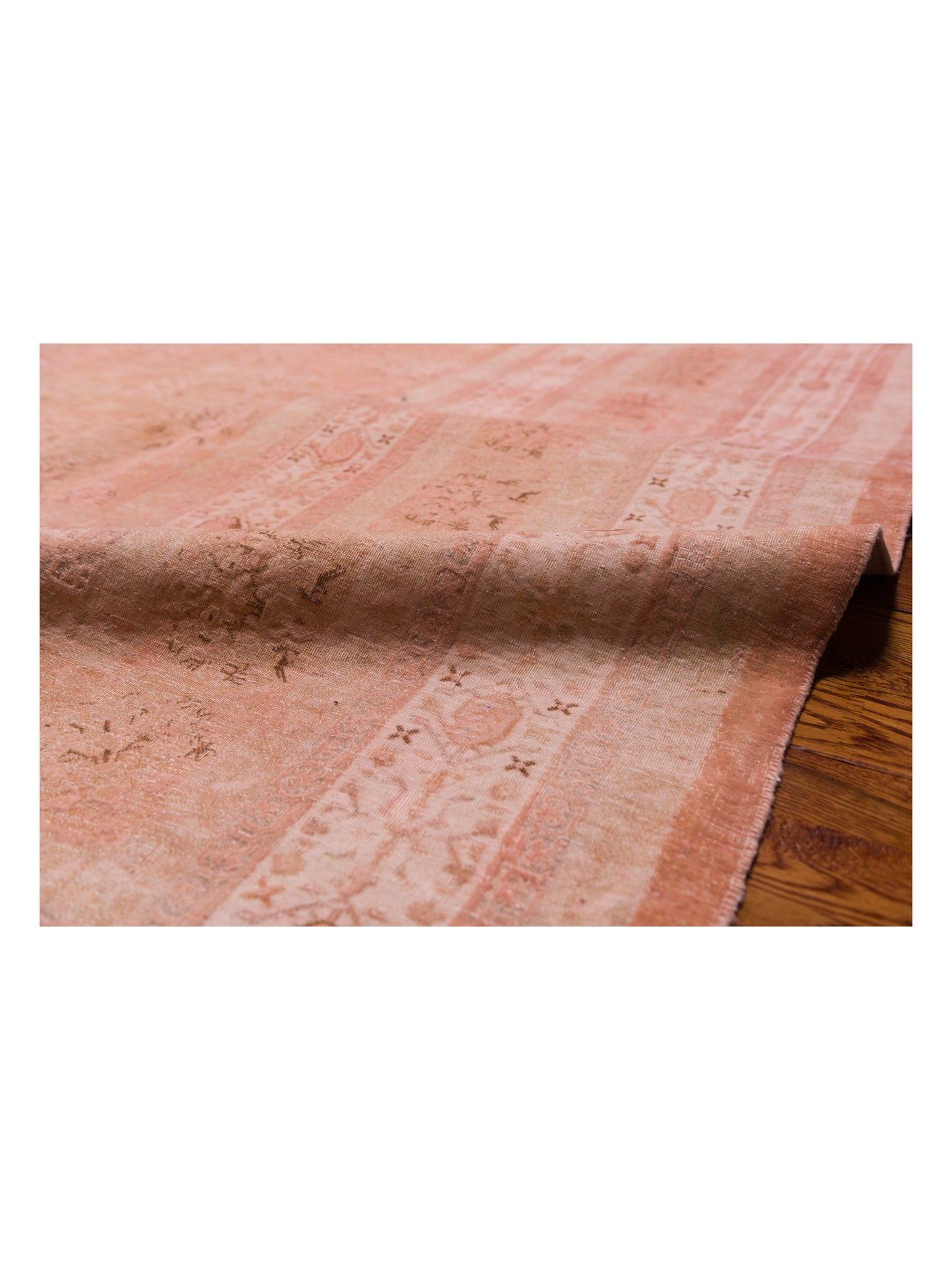 Vintage Pink 12.4x17.10 Hand Knotted Rug