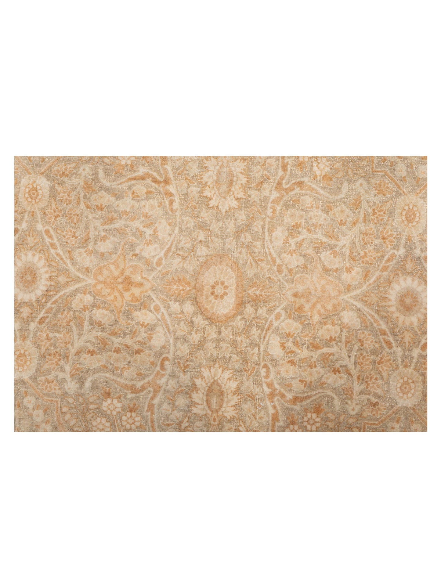 Vintage Silver 9.2x12.6 Hand Knotted Rug