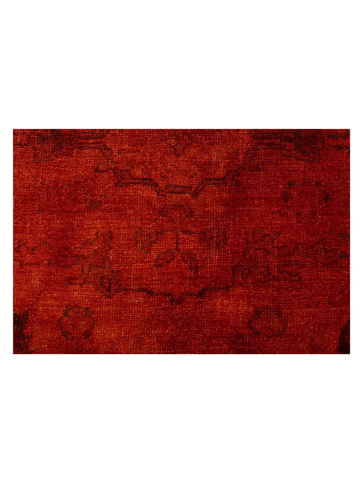 Vintage Orange 8.10x11.3 Hand Knotted Rug