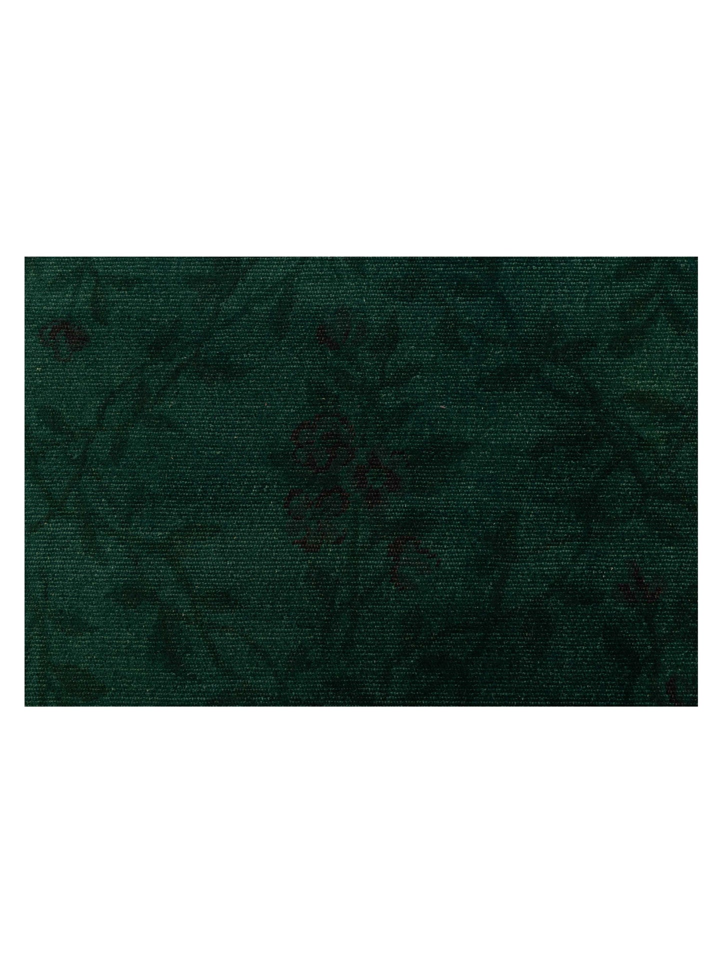 Vintage Green 8.2x9.6 Hand Knotted Rug