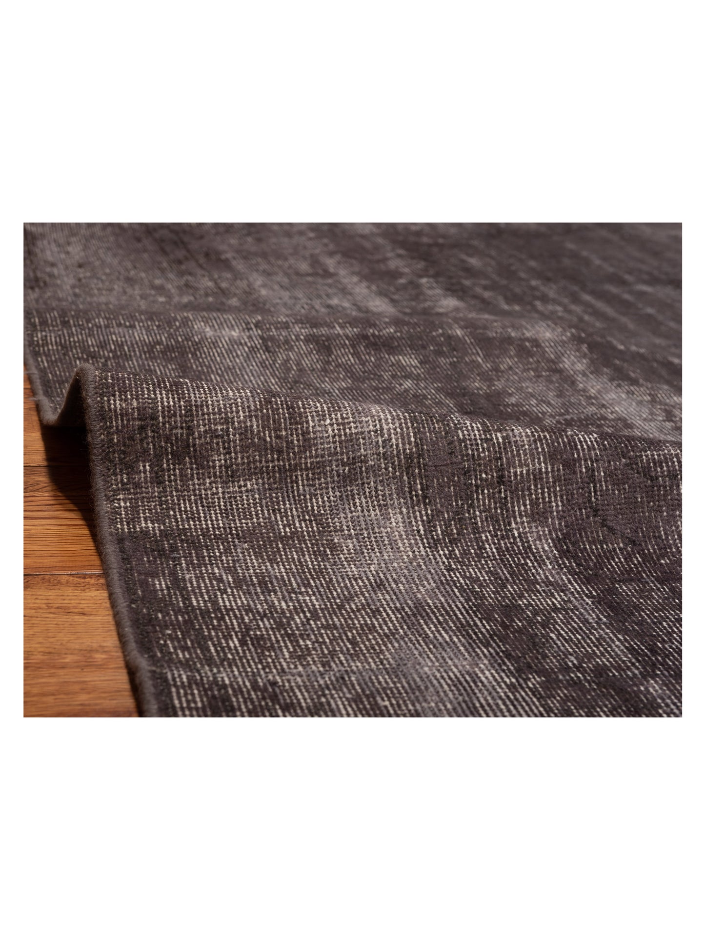 Vintage Gray 7.2x10.2 Hand Knotted Rug