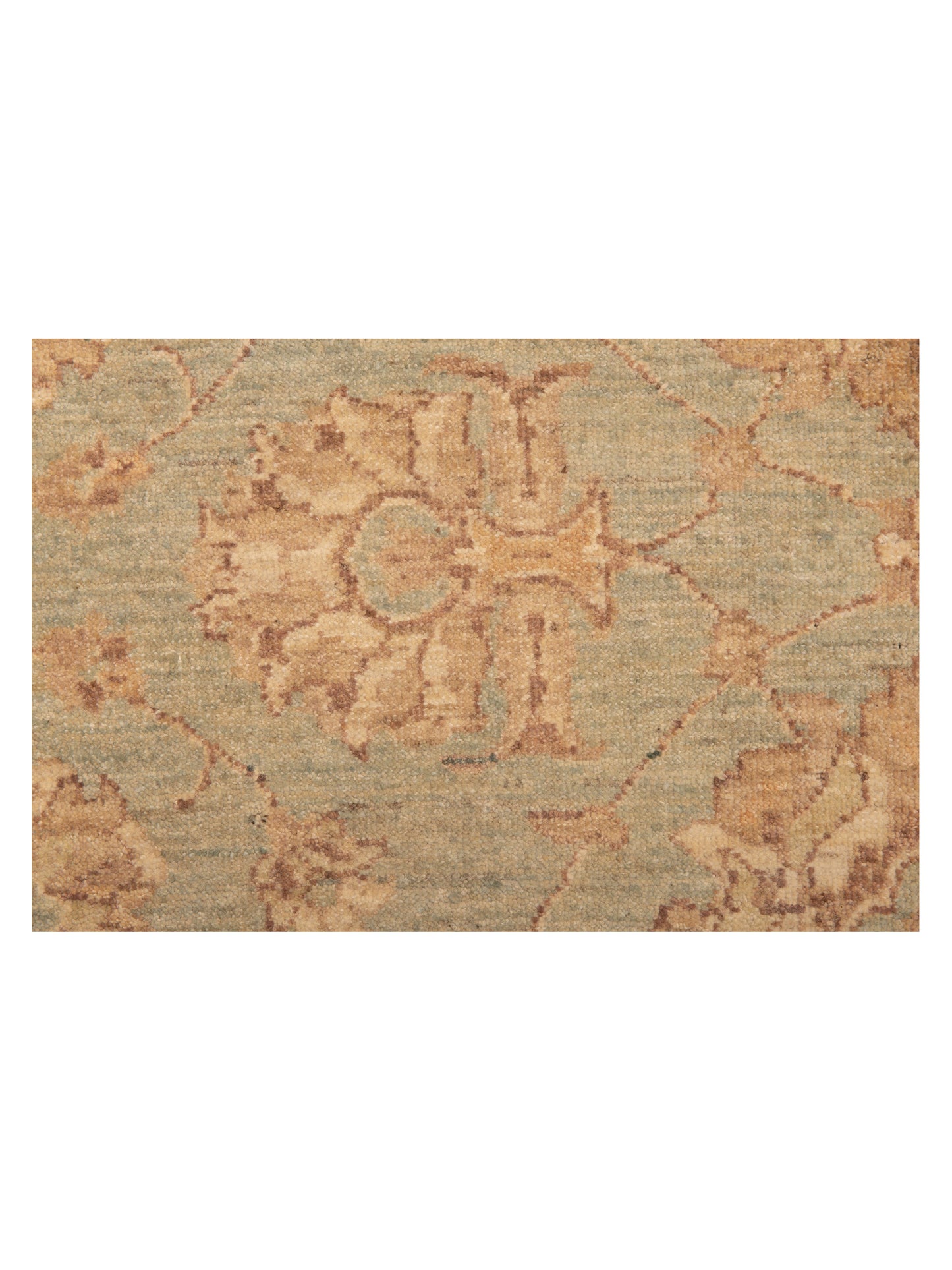 Lailora Blue Light Brown 5.11x13.7 Hand Knotted Rug