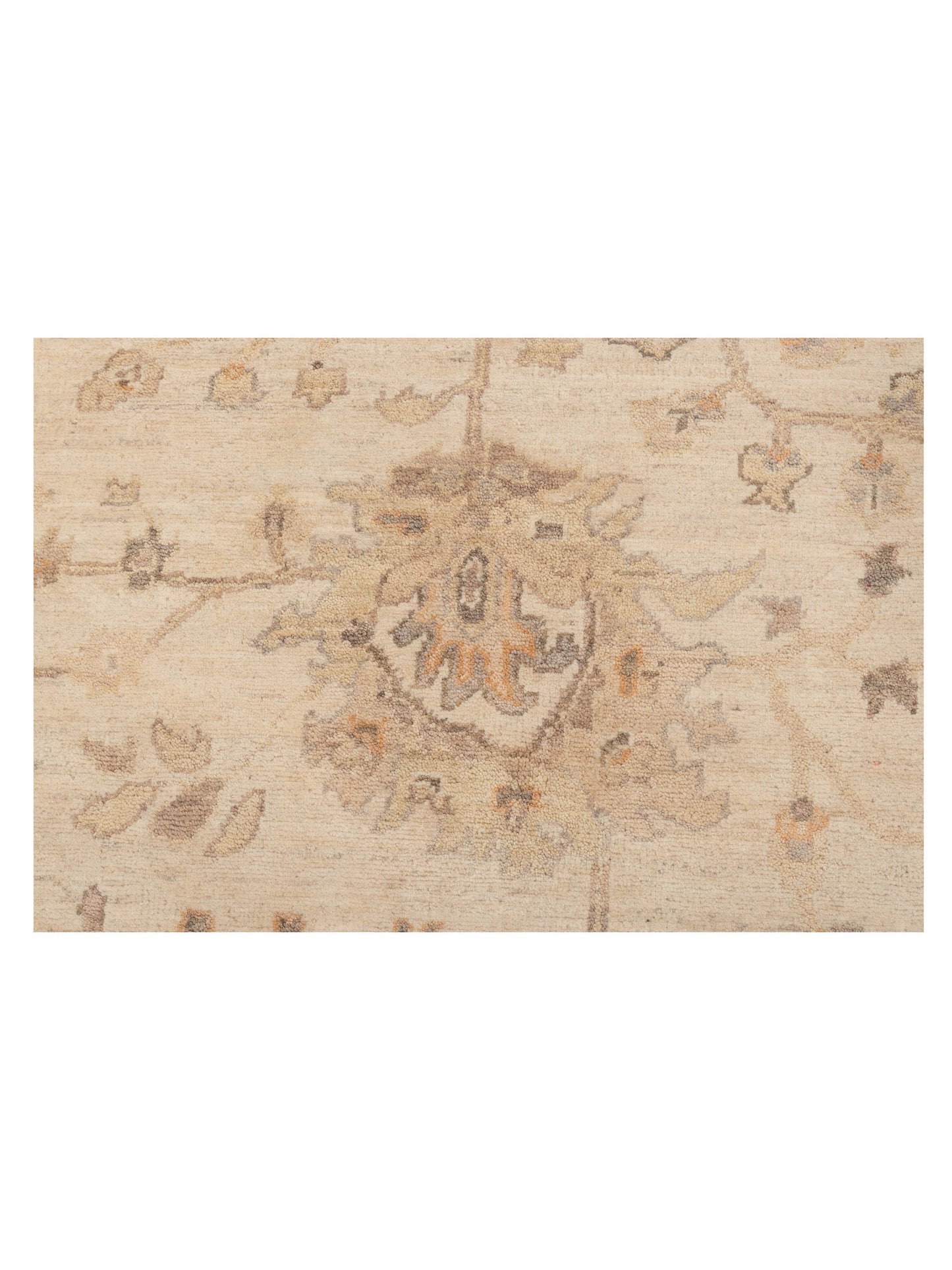 Lailora Ivory Ivory 8.2x9.9 Hand Knotted Rug