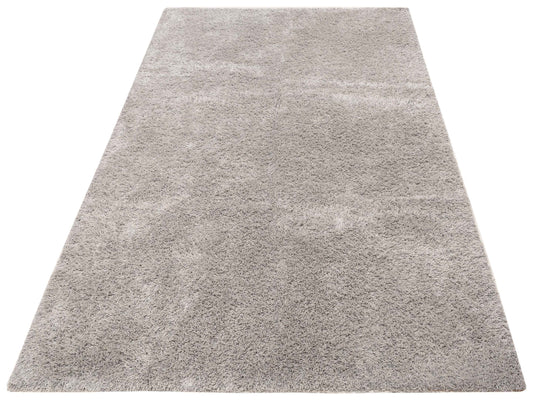Shaggy Silver 7.10x11.2 Machine Made Rug