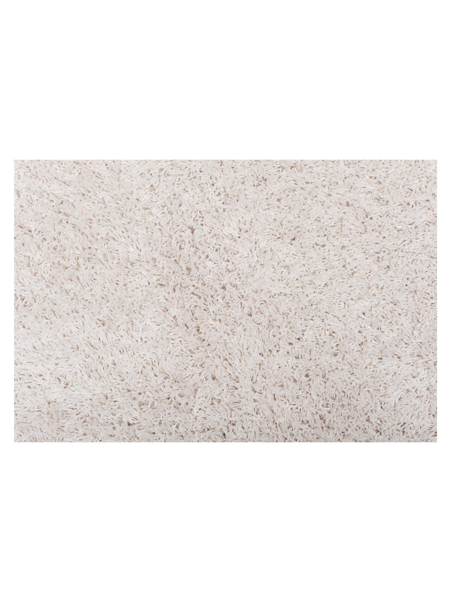 Shaggy Ivory Ivory 7.10x11.2 Machine Made Rug