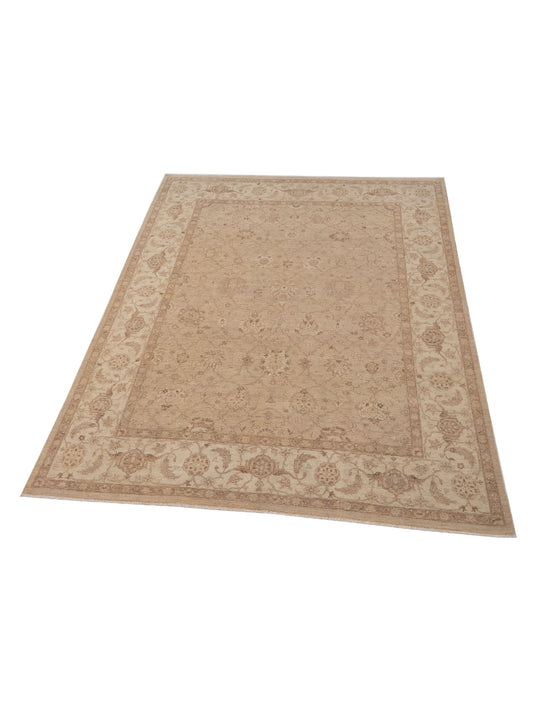 Lailora Camel Ivory 8.8x11.9 Hand Knotted Rug
