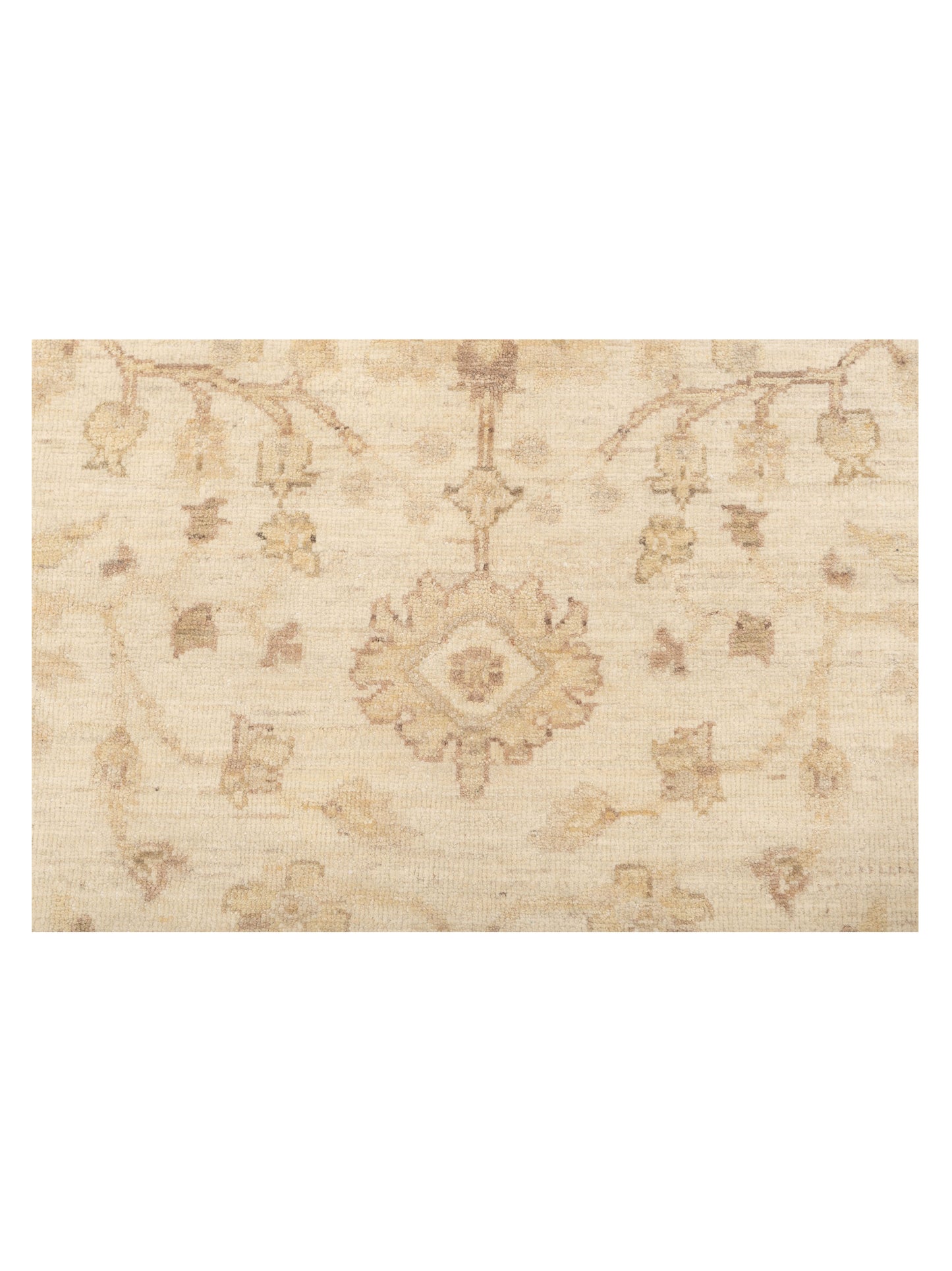 Lailora Ivory Ivory 8x9.7 Hand Knotted Rug