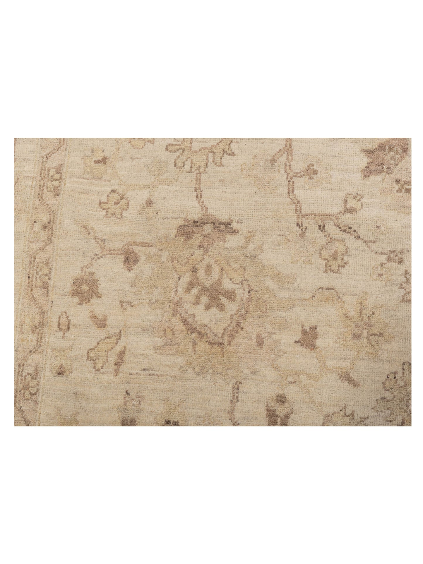 Lailora Ivory Ivory 6.3x8.5 Hand Knotted Rug