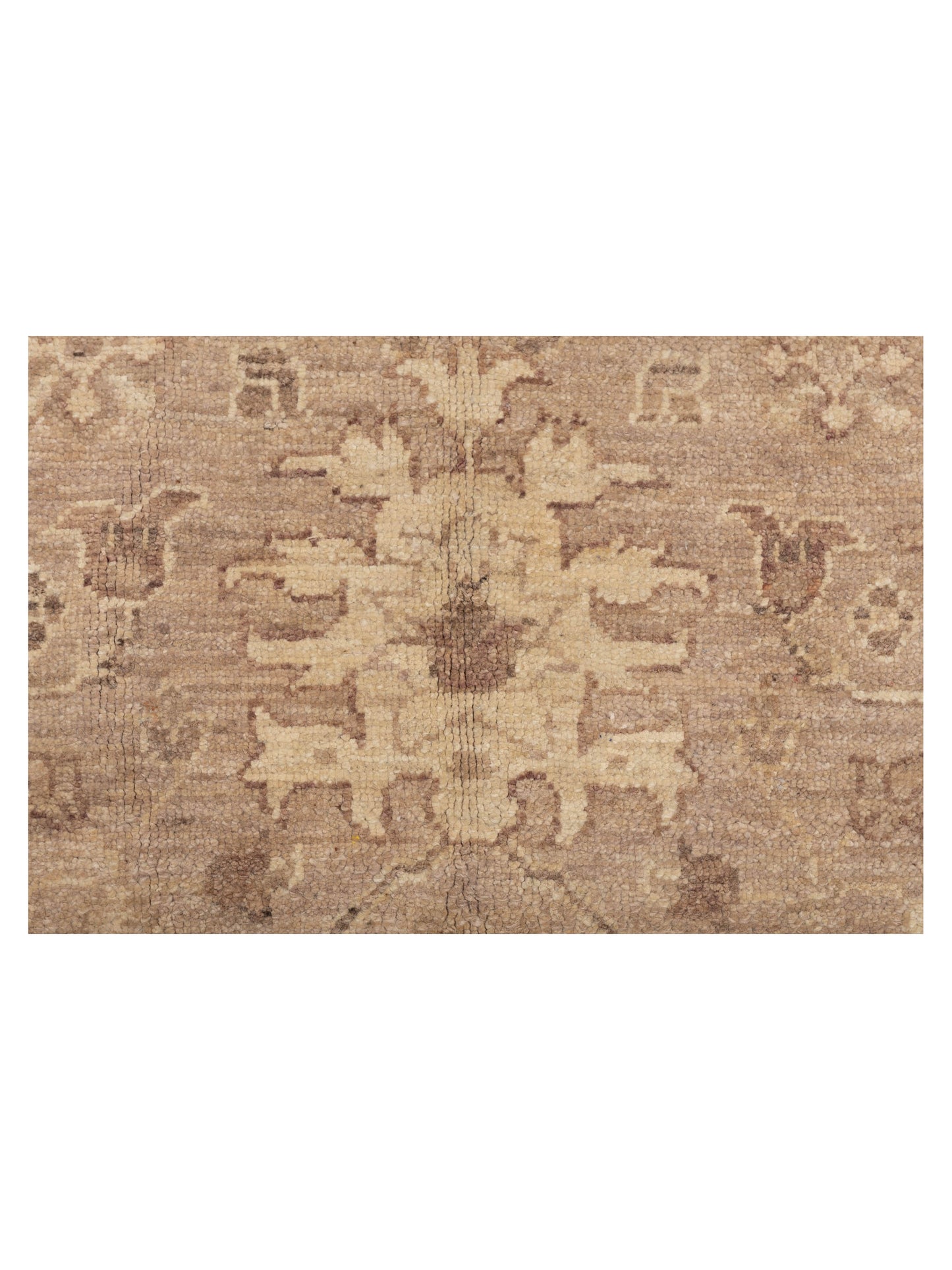 Lailora Brown Beige 5.11x8.8 Hand Knotted Rug