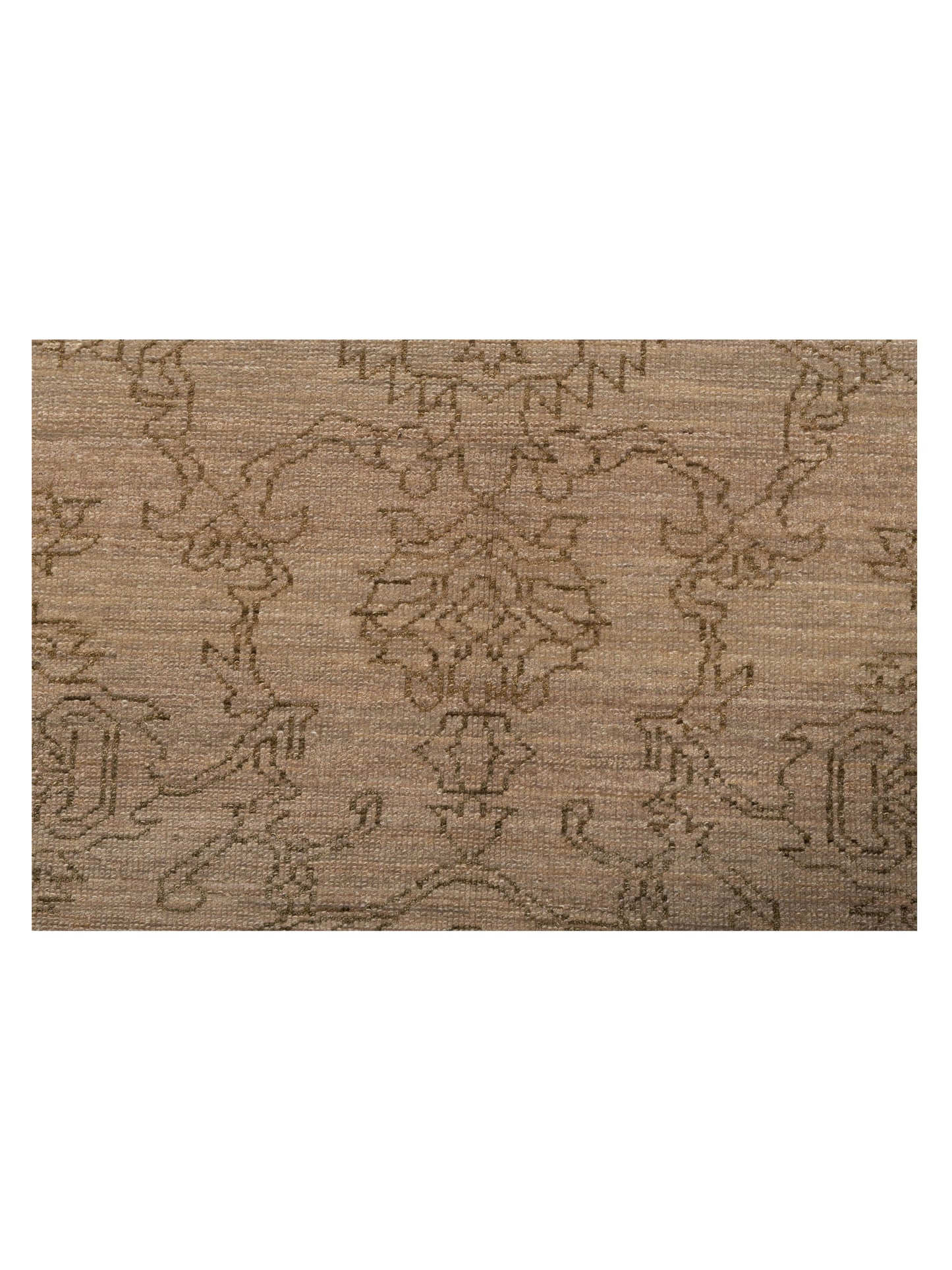 Elowen Beige Green 8.3x9.10 Hand Knotted Rug