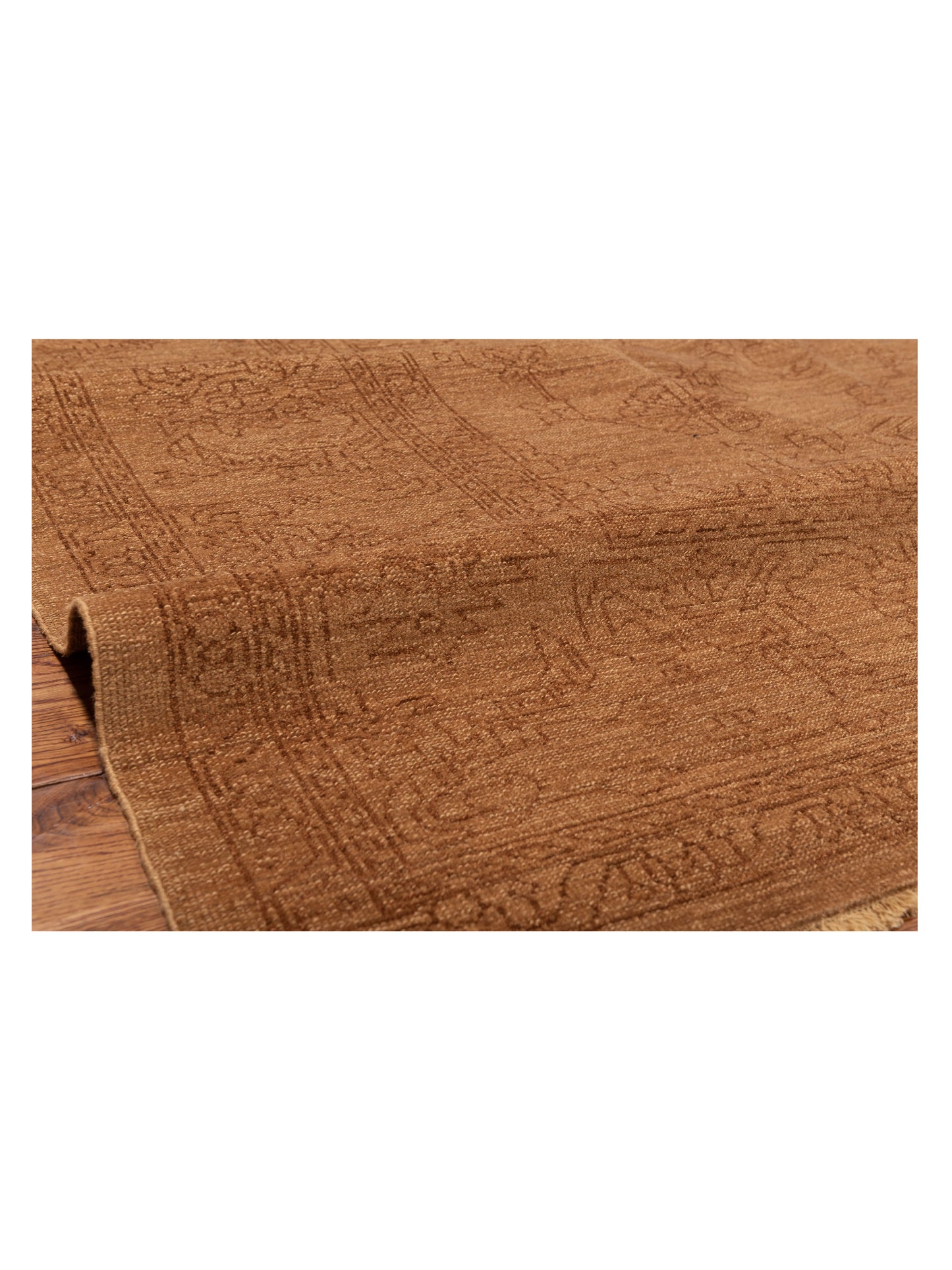 Elowen Gold Copper 9.2x11.10 Hand Knotted Rug