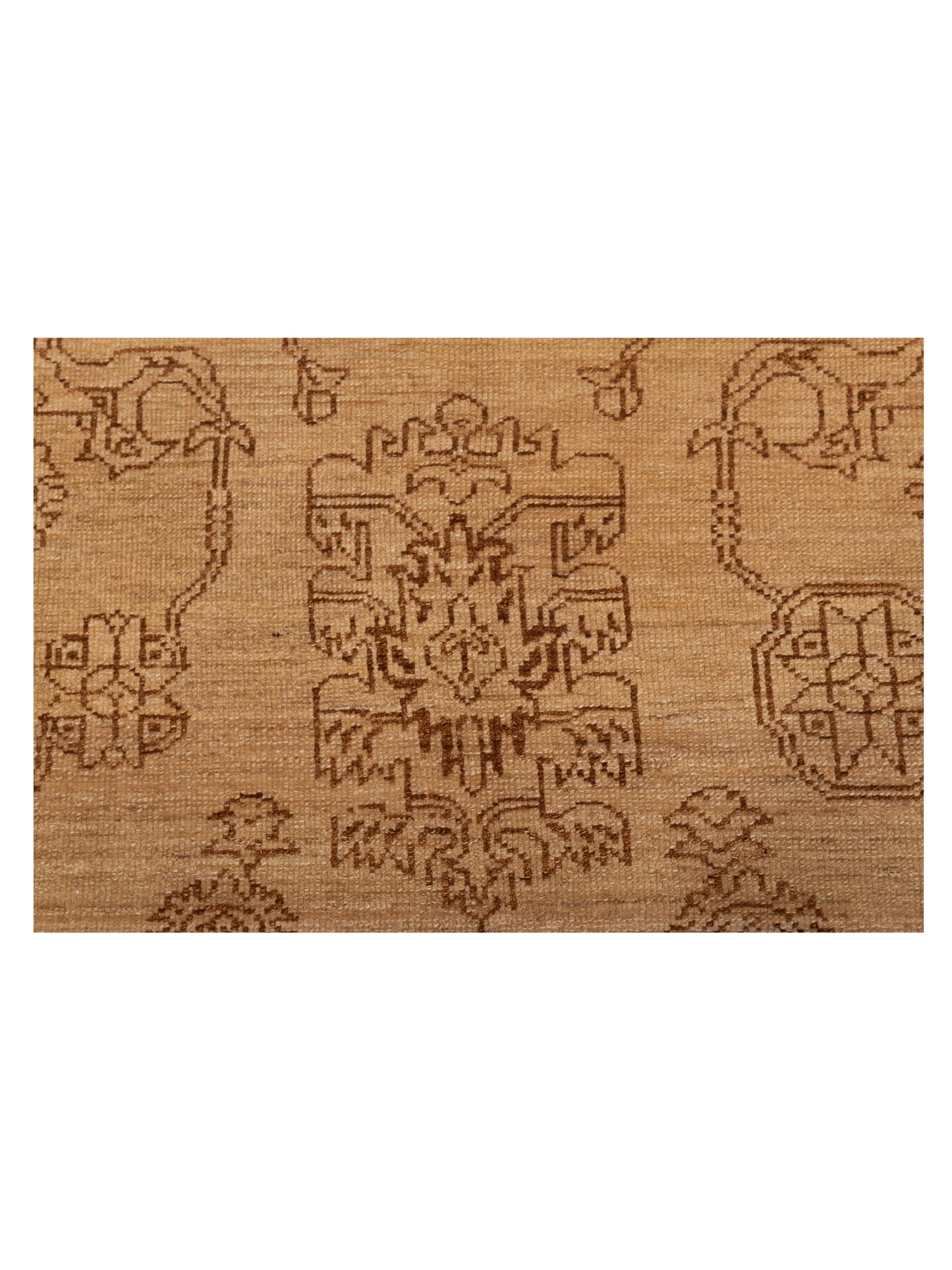 Elowen Gold Copper 6.1x8.11 Hand Knotted Rug