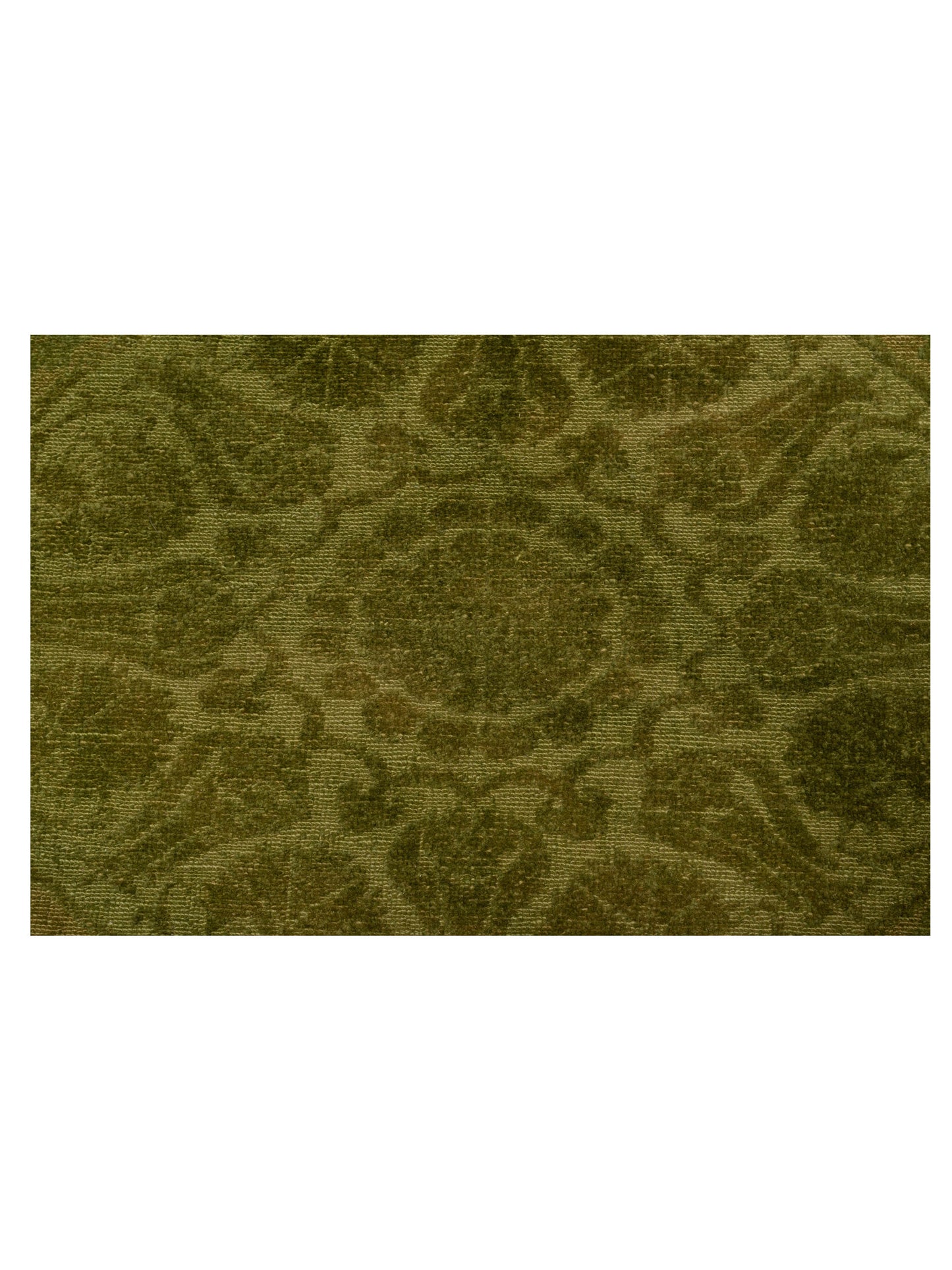 Rechromia Green Green 10.5x13.5 Hand Knotted Rug