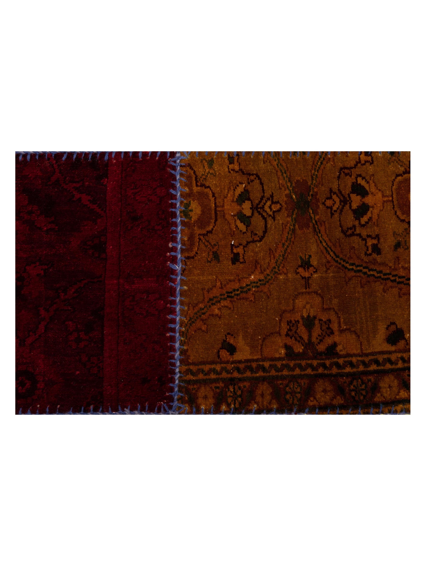 Patchwork Multi 10.6x10.6 Hand Knotted Rug