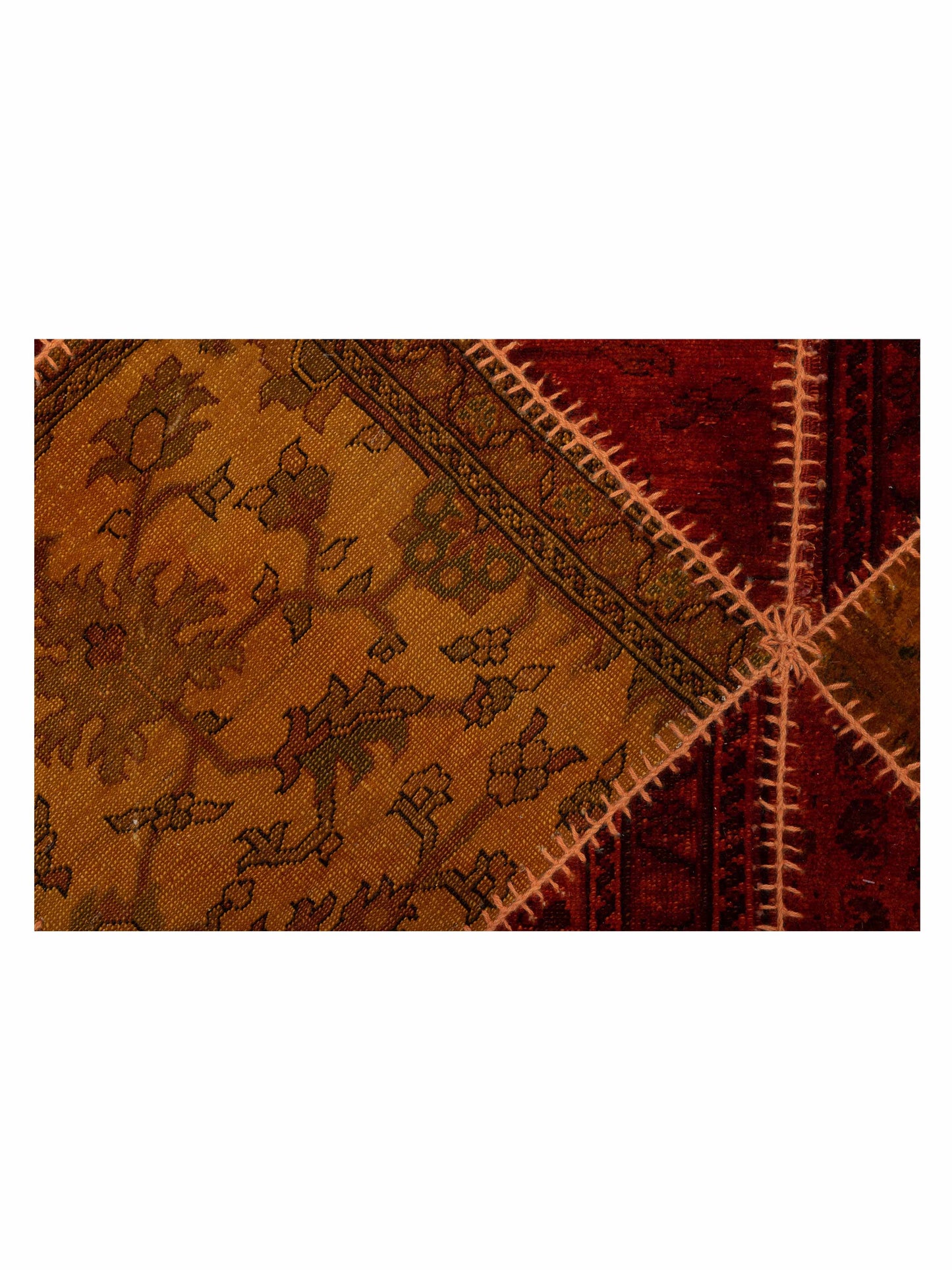 Patchwork Multi 10x10 Hand Knotted Rug