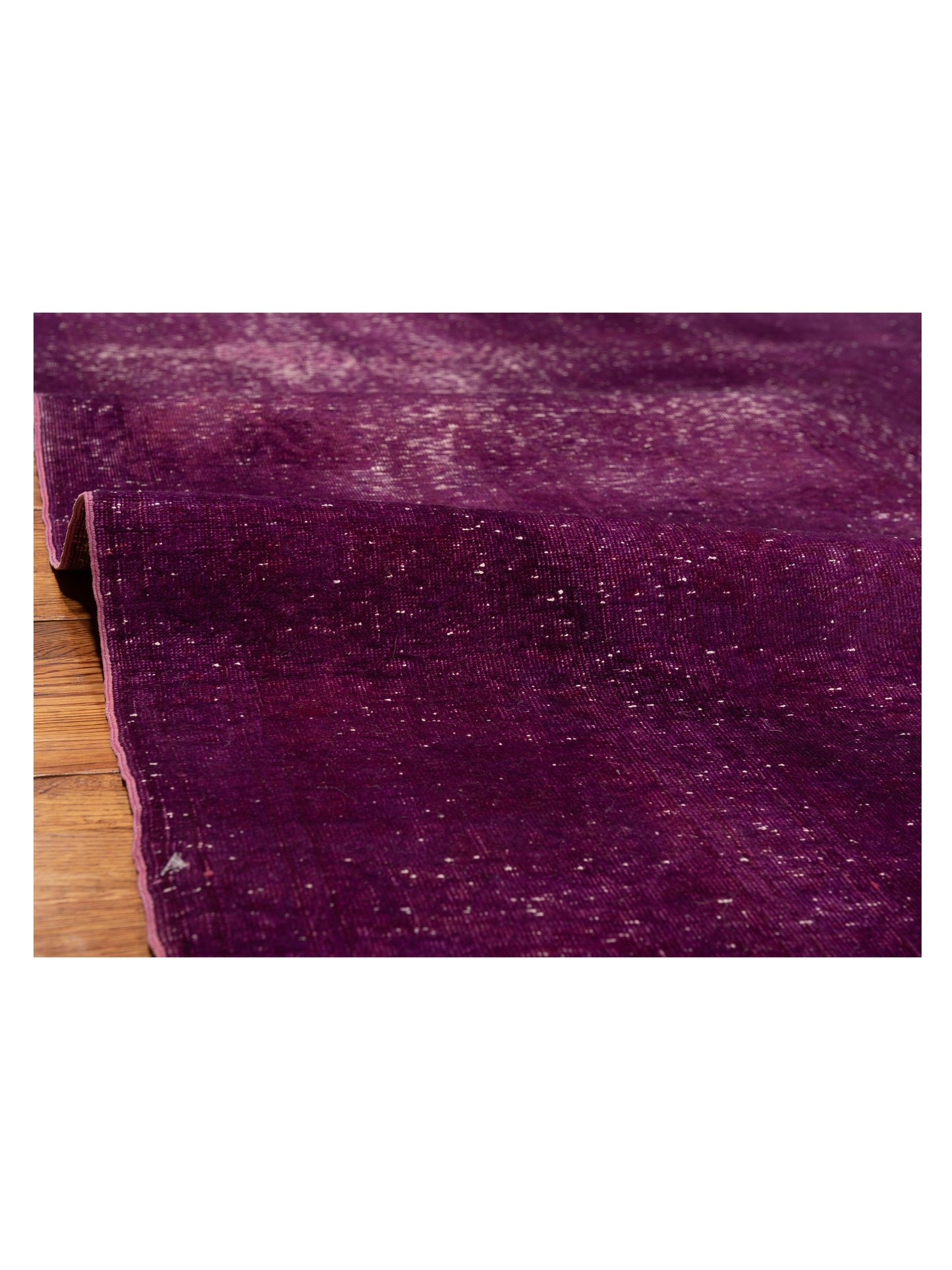 Vintage Plum 7.10x11.9 Hand Knotted Rug