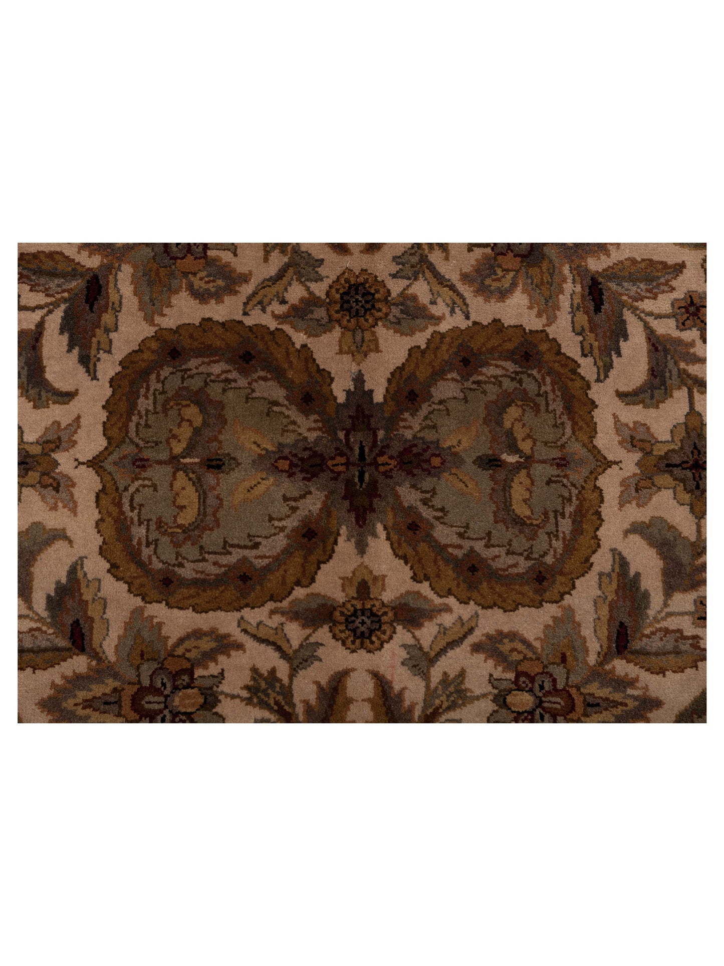 Zardun Plum Gold 8x10 Hand Knotted Rug
