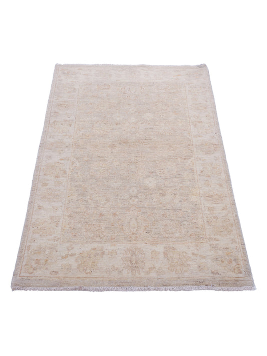 Lailora Light Brown Beige 2.10x4.4 Hand Knotted Rug