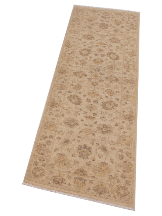 Lailora Ivory Ivory 2.7x8 Hand Knotted Rug