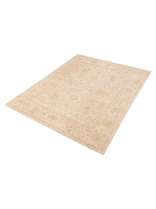 Lailora Ivory Beige 8.2x10.2 Hand Knotted Rug