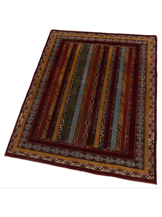 Shalanta Multi 4.4x5.11 Hand Knotted Rug
