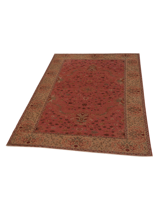 Antiqua Loom Pink Gold 9.3x1.10 Hand Knotted Rug