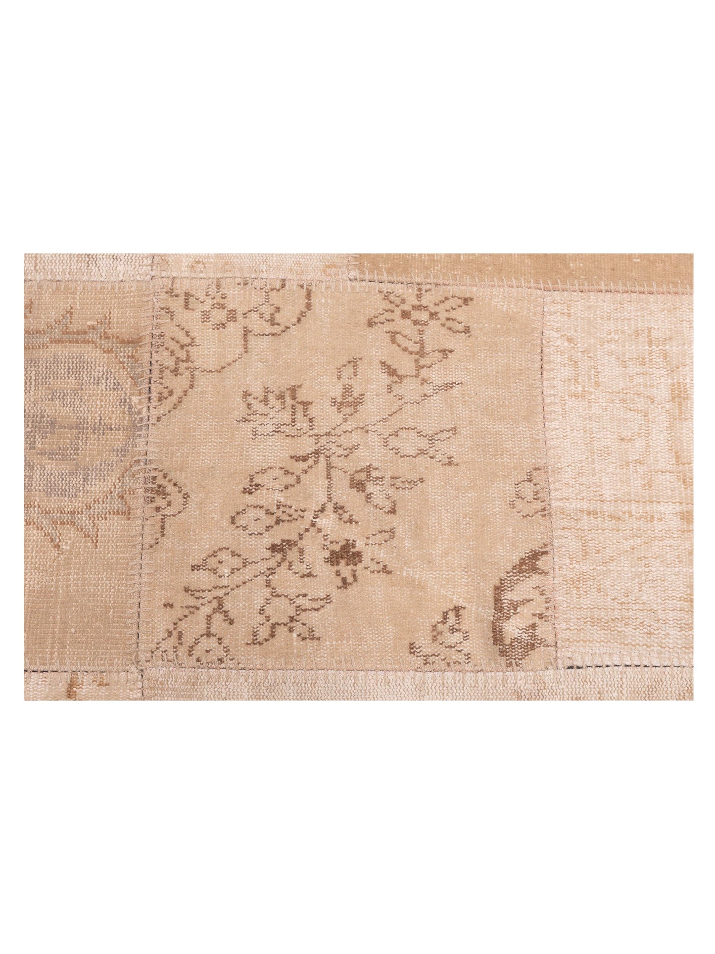 Patchwork Natural 9x11.11 Hand Knotted Rug