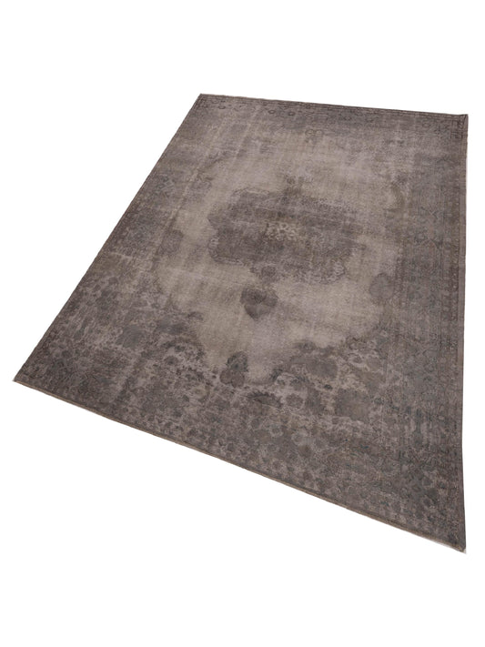 Vintage Gray 6.11x10.4 Hand Knotted Rug