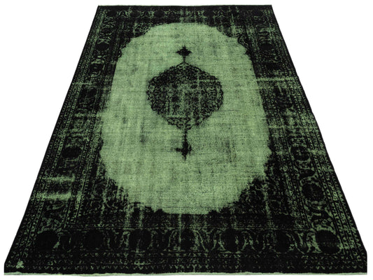 Vintage Green 8.5x11.9 Hand Knotted Rug