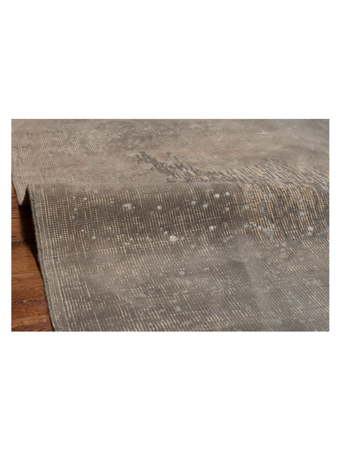 Vintage Gray 6.10x10.1 Hand Knotted Rug