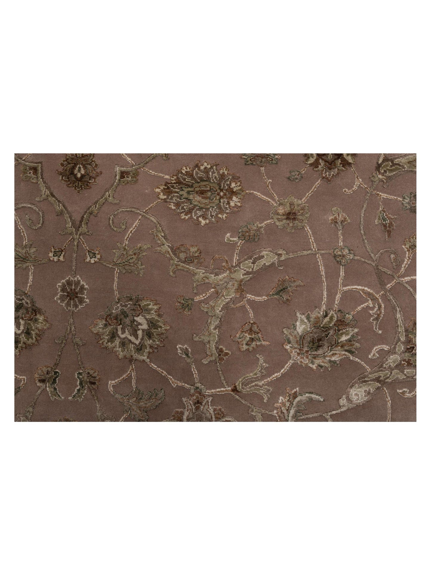 Javira Silver Cream 6.6x9.9 Hand Knotted Rug