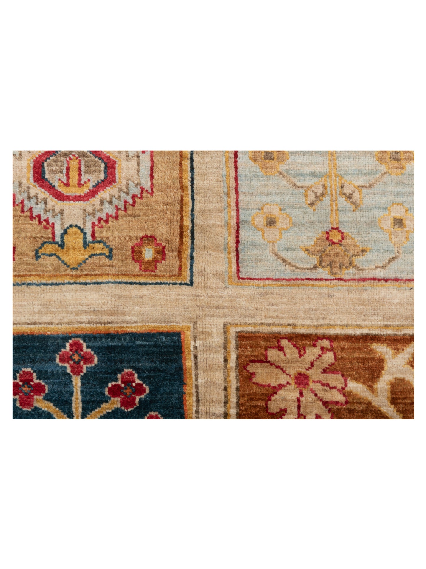 Sabira Multi 6.6x9.7 Hand Knotted Rug