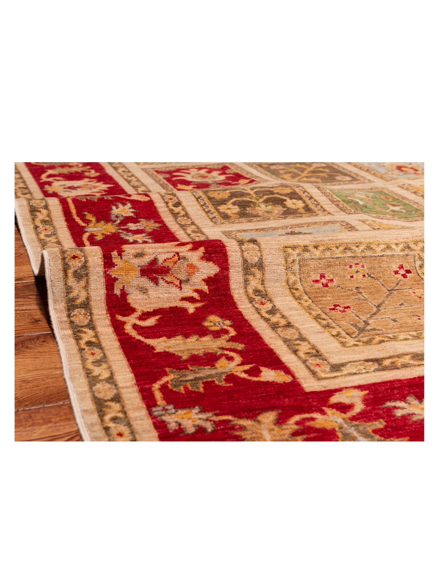 Sabira Multi 6.7x9.6 Hand Knotted Rug