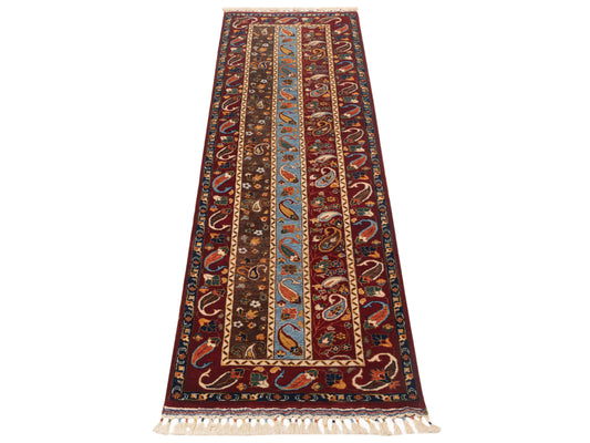 Shalanta Multi 2.6x9.11 Hand Knotted Rug