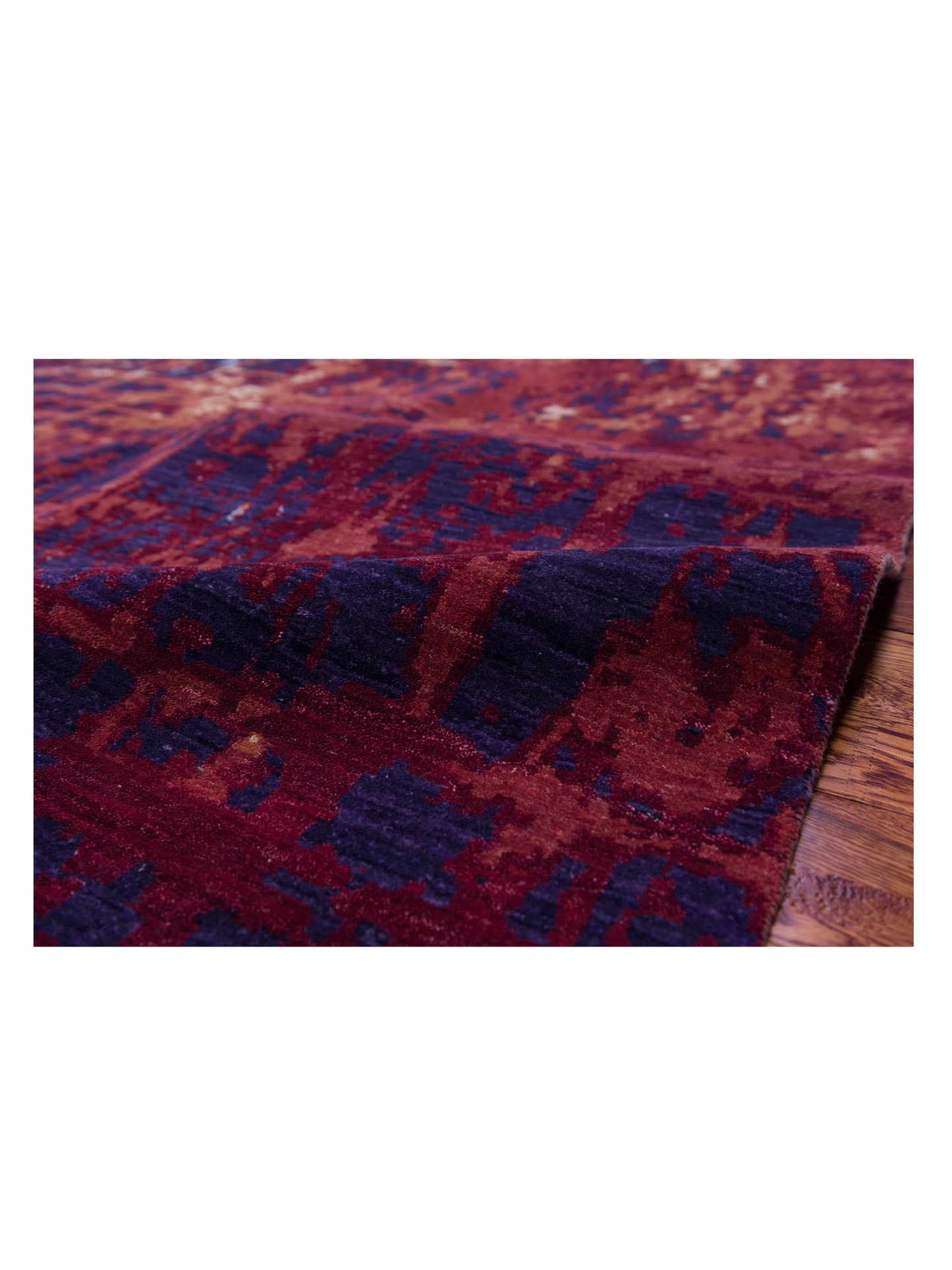 Tenzari Multi Multi 9x11.5 Hand Knotted Rug