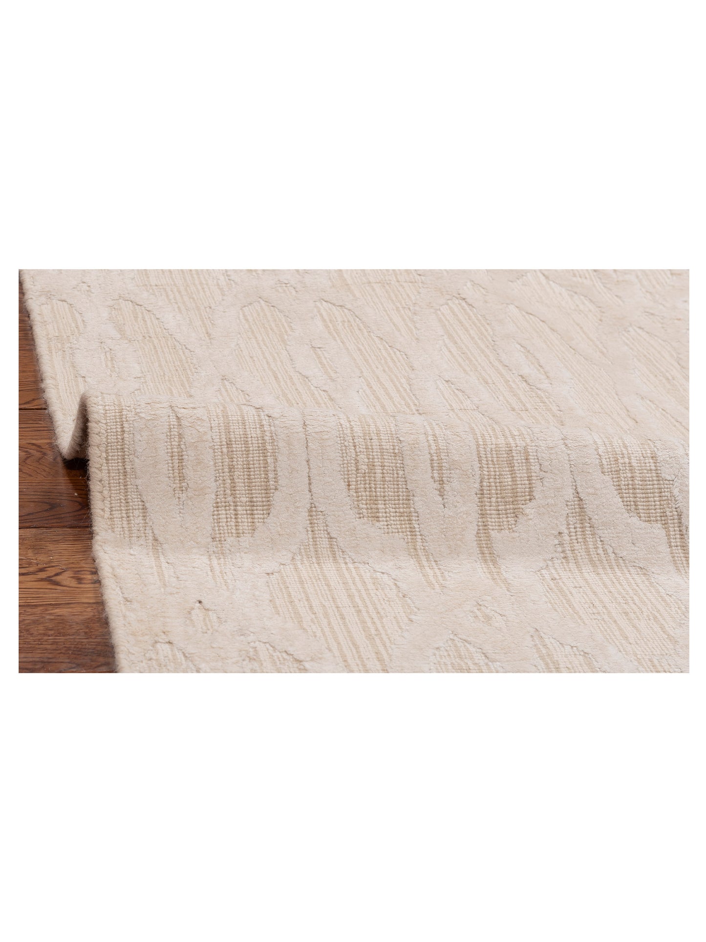 Tibarra Ivory Ivory 8x10 Hand Knotted Rug