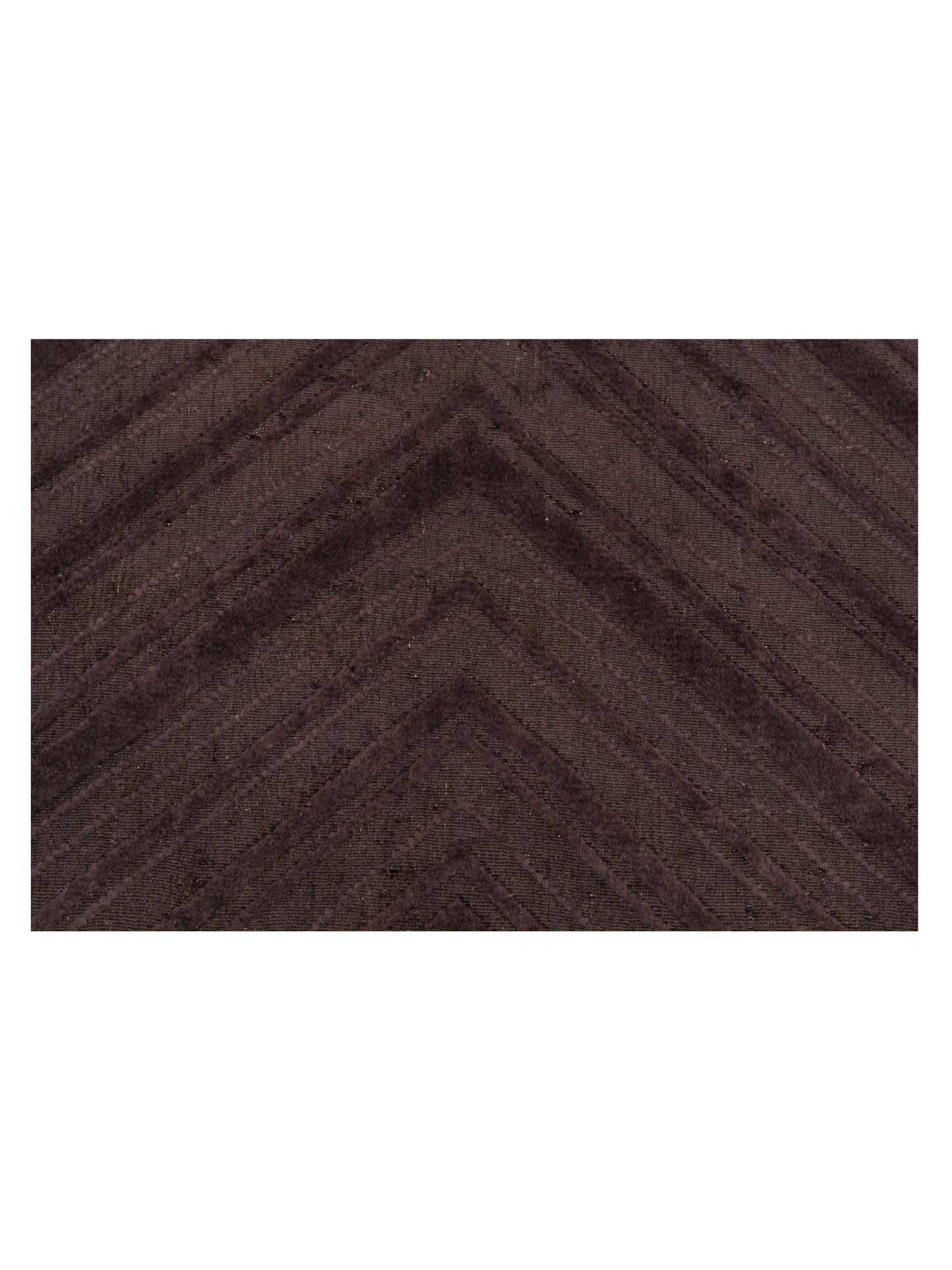 Tibarra Dark Brown Dark Brown 9x12 Hand Knotted Rug