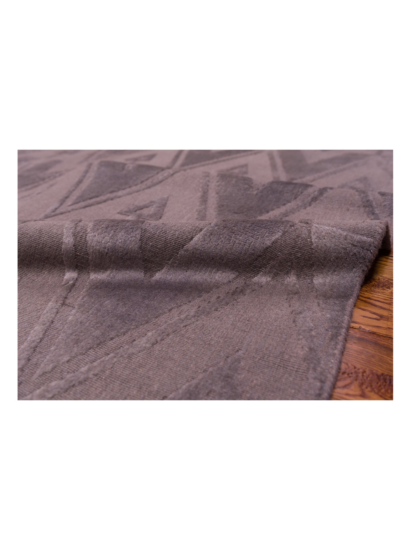 Tibarra Silver Gray Silver Gray 9x12 Hand Knotted Rug