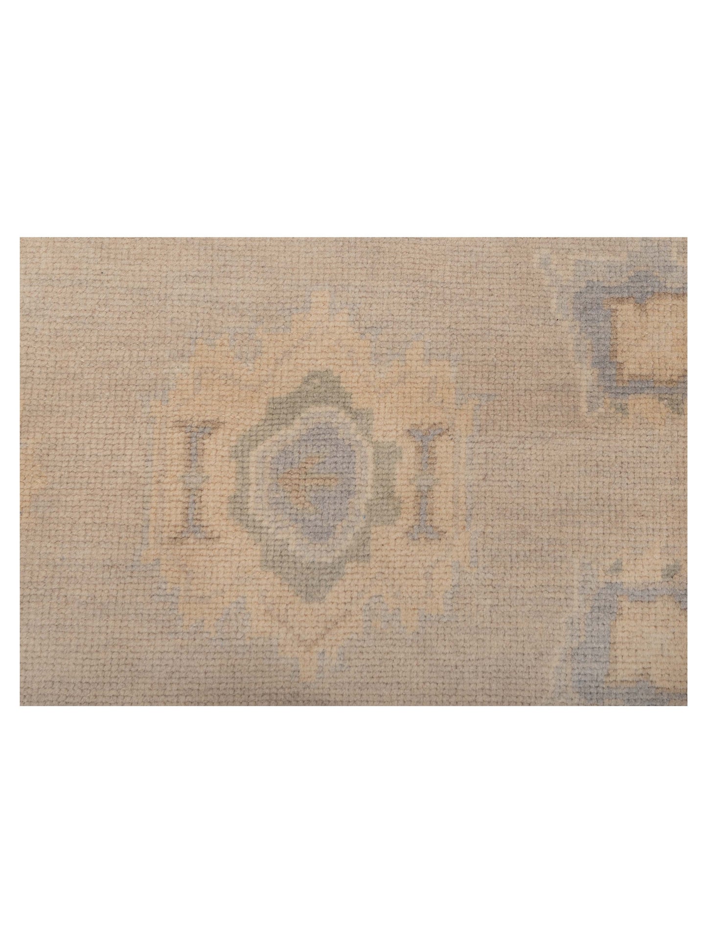 Oushara Beige Gray 8.2x10.6 Hand Knotted Rug