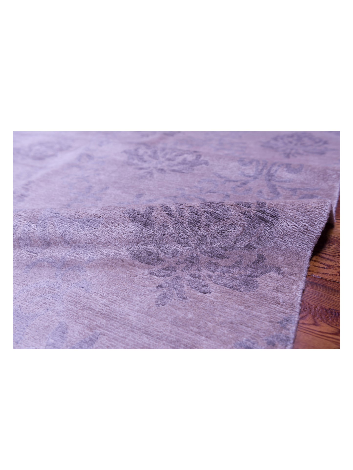 Tenzari Beige Beige 8.11x11.8 Hand Knotted Rug