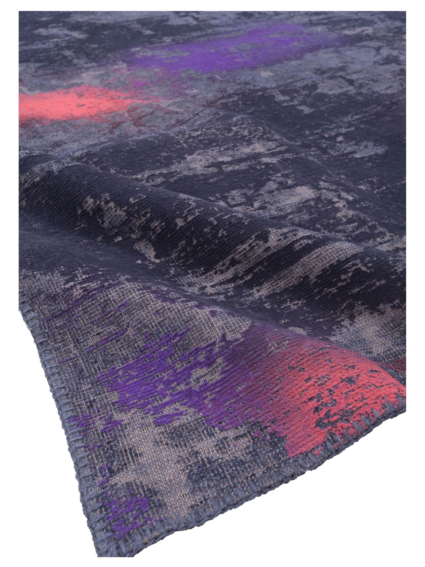 Vintage Gray 11.6x15.6 Hand Knotted Rug