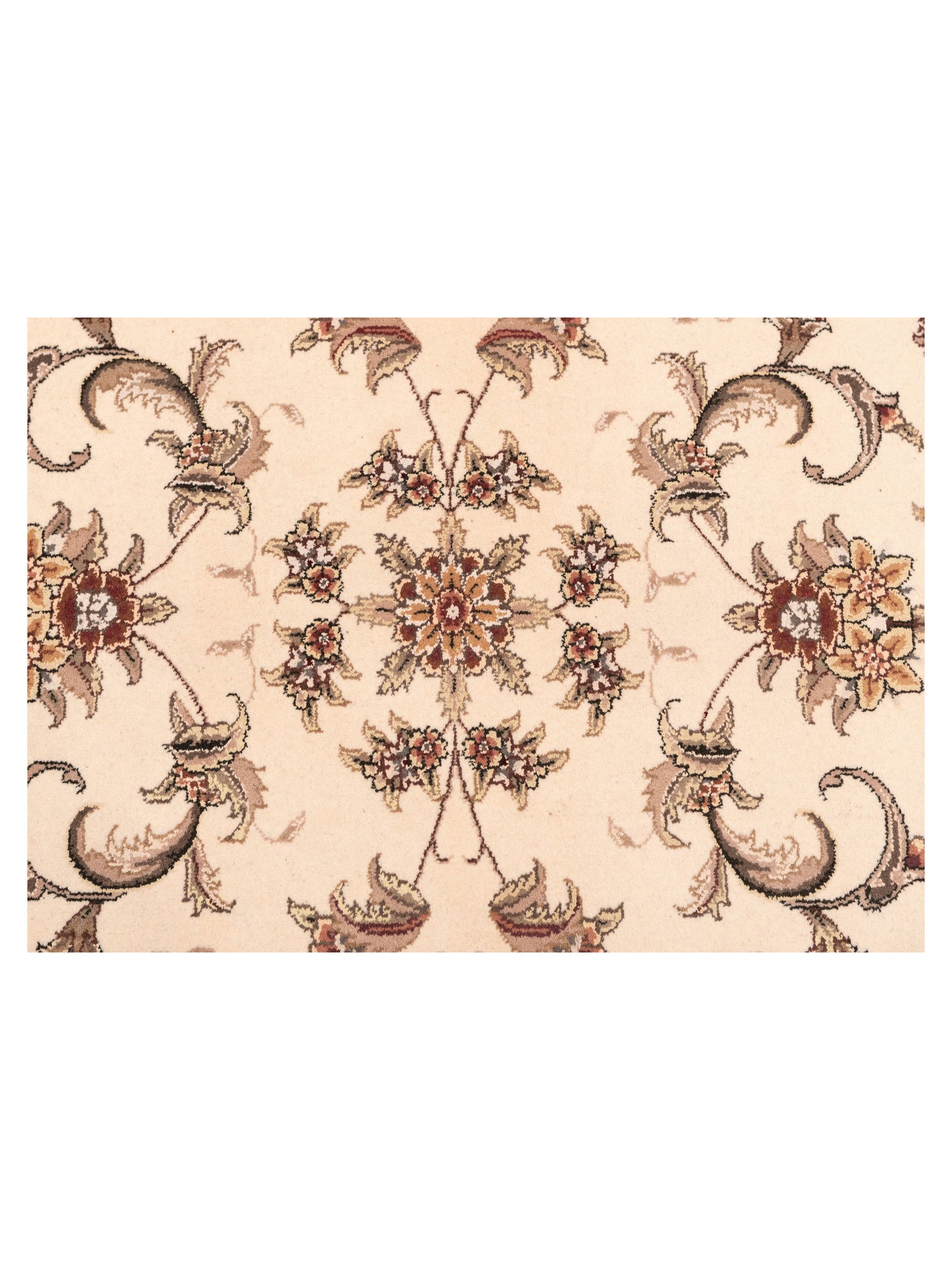 Artalya Ivory Red 9.1x12.2 Hand Knotted Rug