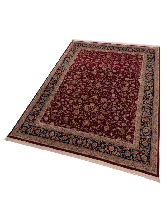 Artalya Red Navy 9.1x12.9 Hand Knotted Rug