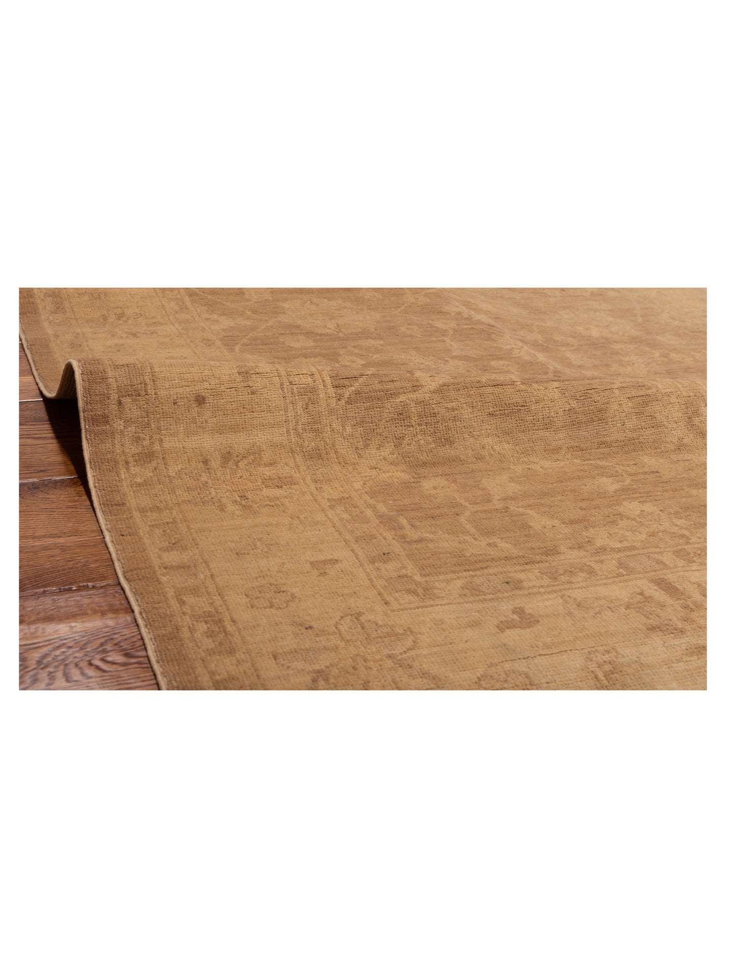 Sabira Brown Beige 4.8x6.8 Hand Knotted Rug