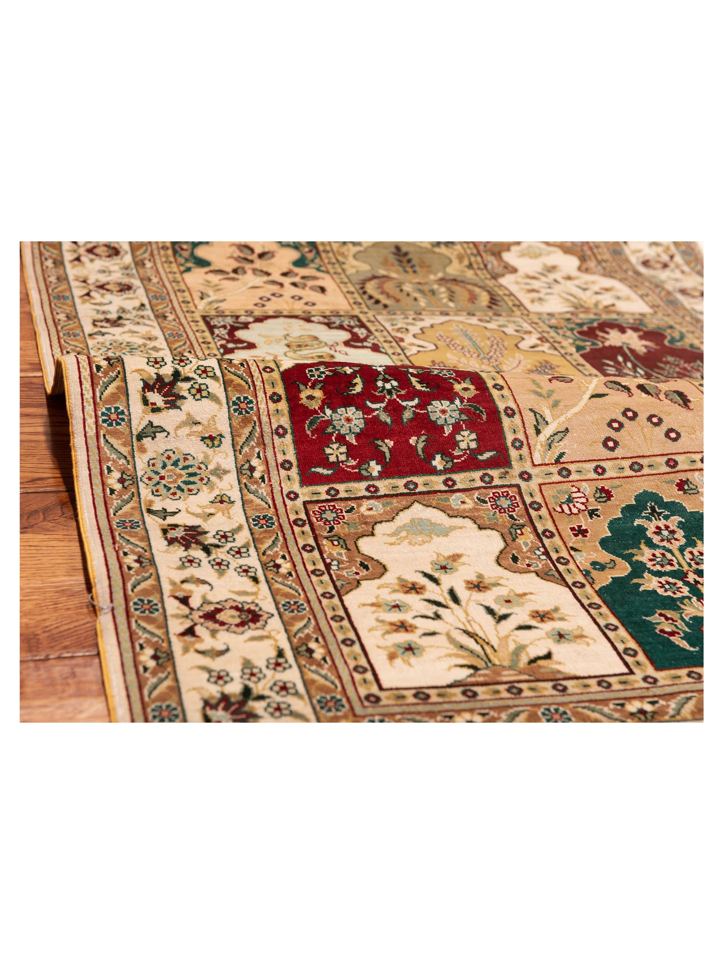 Pure Silk Multi 2.7x6 Hand Knotted Rug
