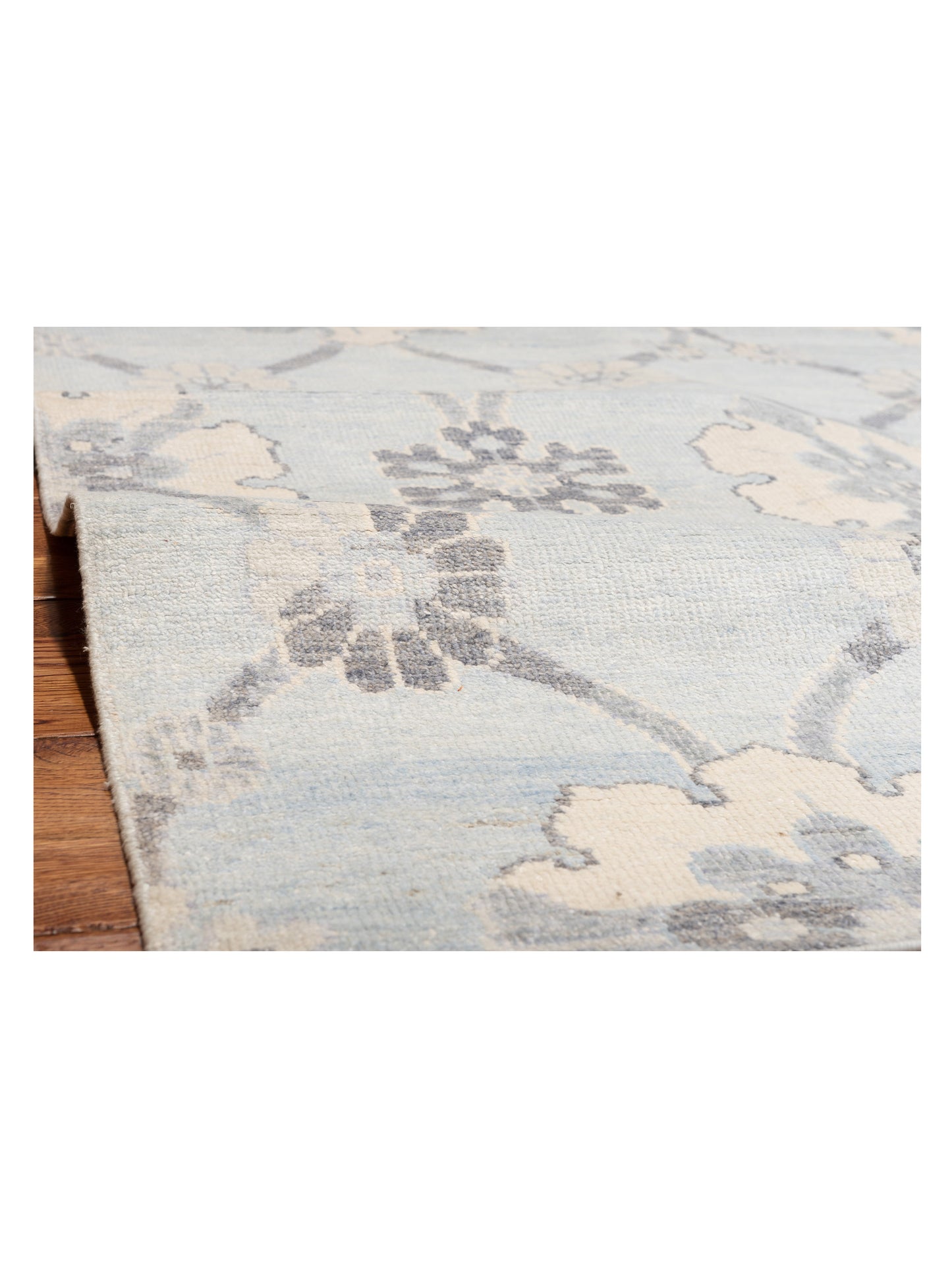 Tenzari Blue 7.10x10 Hand Knotted Rug